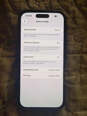 iphone 16 e: IPhone 16 Pro, 256 GB, Qara, Face ID, Simsiz şarj — 3