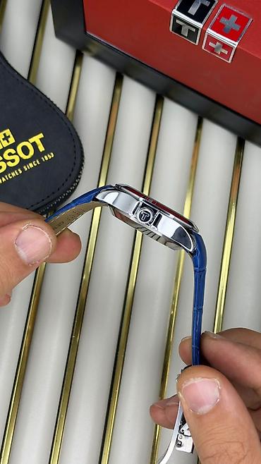 dekor saatler: Yeni, Qol saatı, Tissot, rəng - Mavi — 5