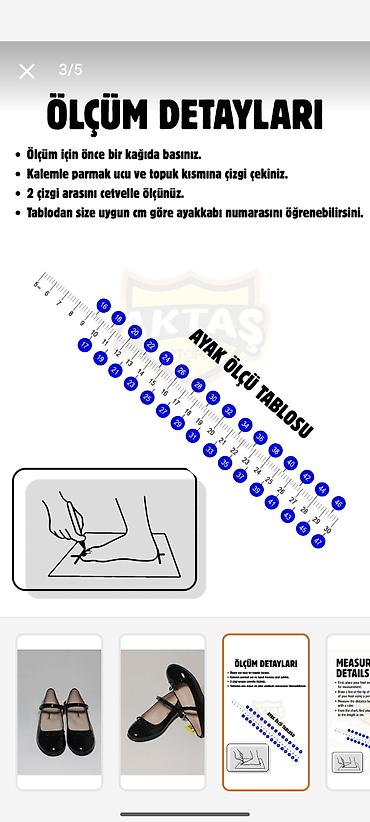 tufliler 2023: Rəng - Qara Tuflilər, Ölçü: 36, Qız üçün — 9