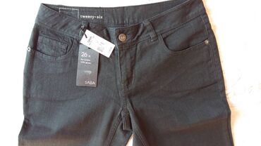 kozne pantalone prodaja: 26, Jeans, Regular rise, Straight