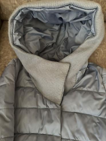 drap palto: Qadınlar üçün uzun qış paltosu – açıq mavi rəng - Model: yastı — 2