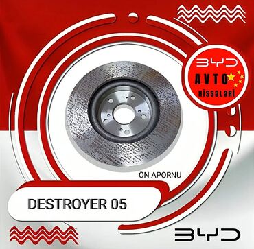 Əyləc diskləri: BYD Destroyer 05 markalı avtomobillər üçün nəzərdə tutulmuş ehtiyat