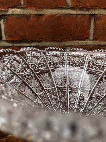 Vazalar: 280-390 AVRO DƏYƏRİ VINTAGE Çexoslovakiya 20 əsr xrustal əntiq əşya — 6