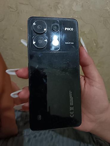 Poco X6, 256 GB, rəng - Qara, Barmaq izi lalafo.az -da Poco X6, 256 GB, rəng - Qara, Barmaq izi