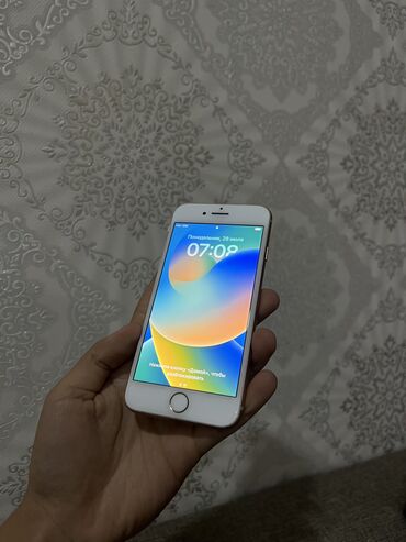 iphone 7 баткен: IPhone 8, Б/у, 256 ГБ, Rose Gold, Чехол, Кабель, 100 %