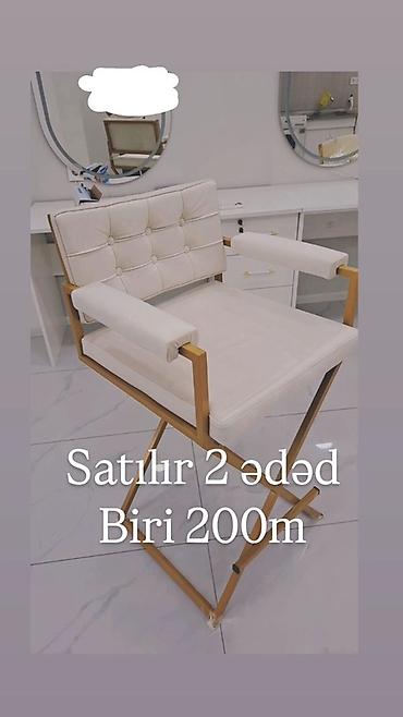 salon stulu: Satılır: salon/kosmetologiya üçün stullar 1) Fırlanan iş stulu - — 2