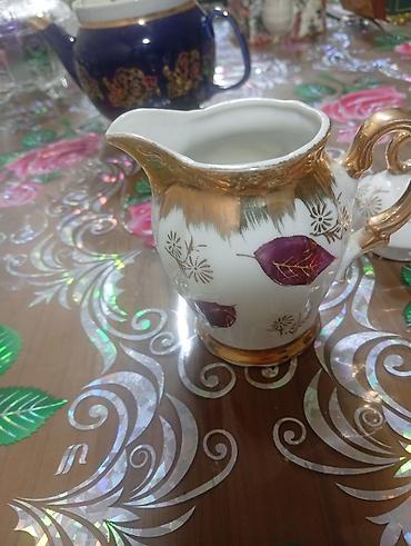 Süfrə aksesuarları: Porcelan qaymaq qabı (milk/cream pitcher) - Material: yüksək — 1