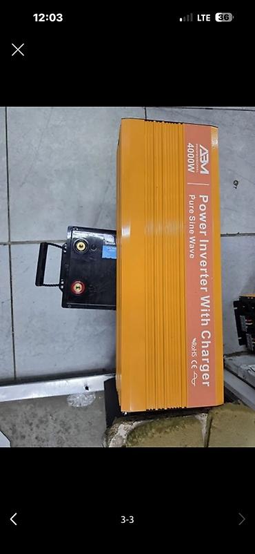 Инвертор ABM Power Inverter With Charger, 4000W, чистая синусоида