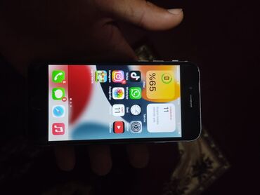 telefon iphone 14: IPhone 6s, 16 GB, Gümüşü, Barmaq izi