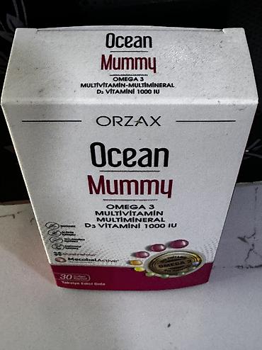 Личные вещи: Orzax Ocean Mummy – Omega 3, multivitamin və multimineral dəsti — 5