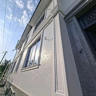 Фасадные работы: Фасад жидкий травертин 1000 сомдан 1300 сомгача туникафон жумуш — 14