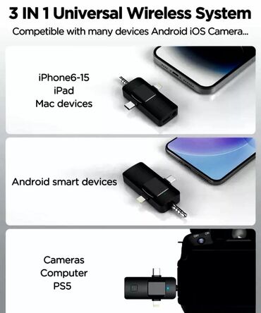 Mikrofonlar: Yeni Simsiz (Bluetooth) Mikrofon Ünvandan götürmə — 11