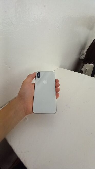 телефон вйфон: IPhone X, 64 ГБ, Серебристый