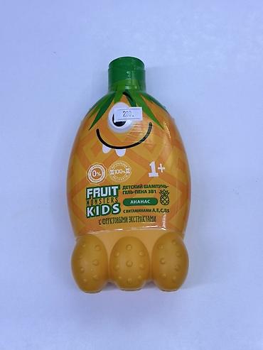 kids: Детский шампунь–гель–пена 3-в-1 FRUIT MONSTERS KIDS, аромат ананаса — 1
