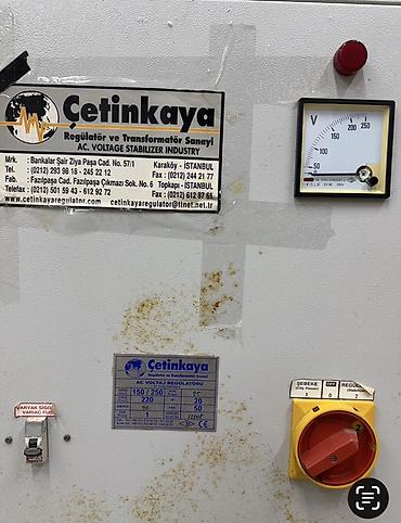 Təmir və tikinti: Çetinkaya AC Gərginlik Regulyatoru - Marka/model: Çetinkaya – AC — 2