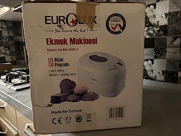 corek bisiren soba: Yeni Çörəkbişirən, Eurolux, Çörəyin çəkisi - 1 - 1.5 kq, Ünvandan götürmə — 2