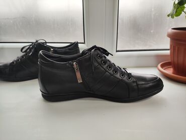 Ботинки: Мужские ботинки, 42.5, MARINI, Новый, цвет - Черный, Платная доставка, Самовывоз, Бесплатная доставка — 2