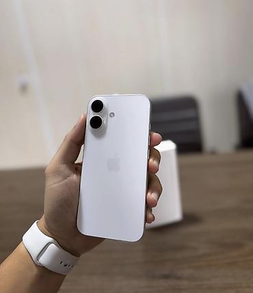 i̇phone 5c: IPhone 16, 128 GB, Ağ, Zəmanət, Simsiz şarj, Face ID — 1