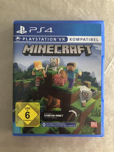 сколька стоит плейстейшен 4: Mineraft disk ps4 Diskde heç bir cızığ yoxdu ter temizdi metroda görüş