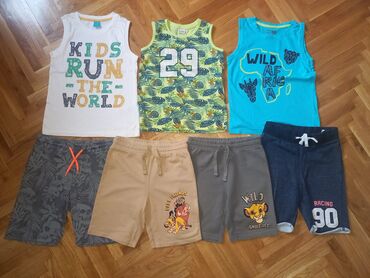 polovna garderoba za decake: Set: T-shirt, Shorts, 128-134