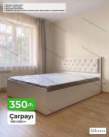 dosekler: Məhsul: Çarpayı Ölçü: 160×200 sm - Mexanizm: açılan, bazalı (geniş — 1
