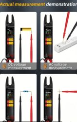 Multimetri: Pametni digitalni multimetar – „pinceta“ klešta sa TFT ekranom - — 4