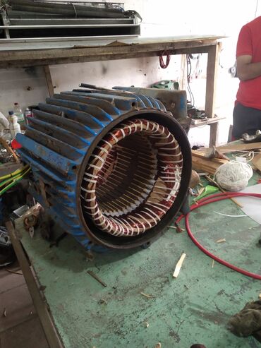 turbo temiri: Yalniz 3 fazali elektrik muherriklerinin temiri. 5.5 kvt dan 160