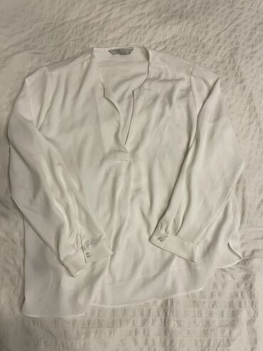 длинная белая блузка: Блузка, Атлас