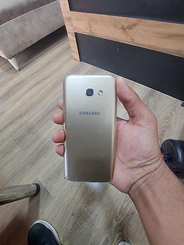 macbook 2017: Samsung Galaxy A3 2017, 16 GB, rəng - Qızılı, Barmaq izi — 2