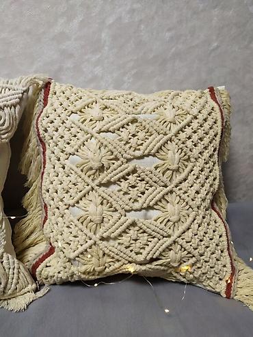 Другой декор и предметы интерьера: Декоративные подушки макраме. Эксклюзивная ручная работа!!!Нить — 5