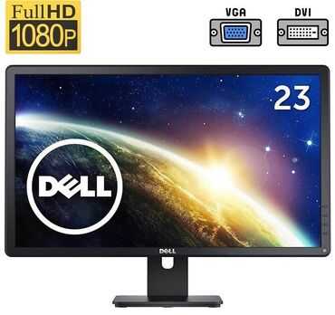 Monitorlar: Dell HP LG markalı monitorlar var . Bir ədədi 50 manat bir və ya