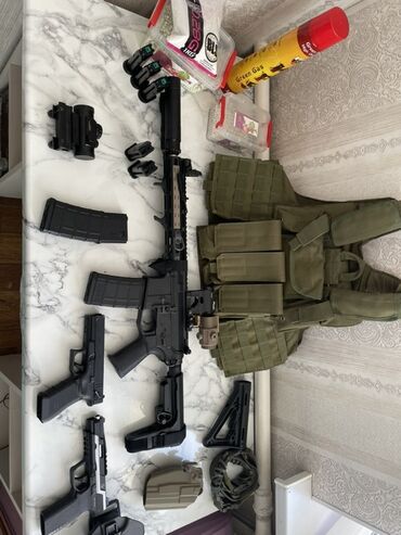 электрический рубанка: Набор для страйкбола (airsoft) — комплект с автоматом в стиле AR и