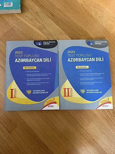 2023 Test Toplusu – Azərbaycan dili I və II hissə Azərbaycan dili — 1