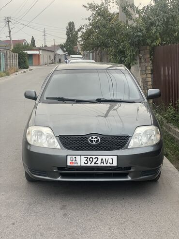 tayota runx: Toyota Corolla: 2002 г., 1.6 л, Механика, Бензин, Седан