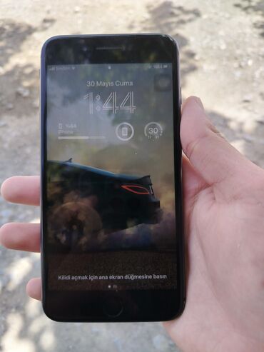 iphone kamerası: IPhone 8 Plus, 64 GB, Black Titanium, Barmaq izi