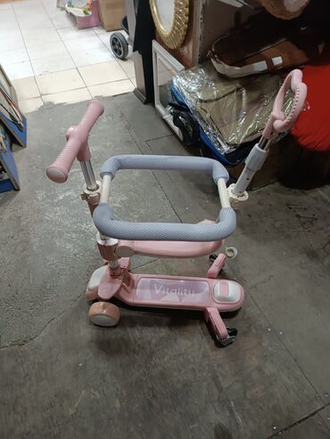 scooter samokatlar: Samakat Oturacaqlı Körpələr üçün Skuter, Valideyin idarə edən işıqlı