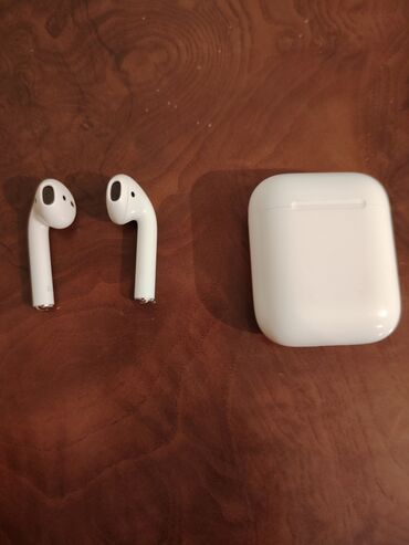 Qulaqcıqlar: İşlənmiş Simsiz (Bluetooth) Qulaqcıqlar, Apple, rəng - Ağ