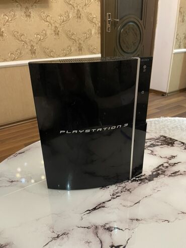 hard disk: Sony PlayStation 3 (Fat, qara, “PlayStation 3” Praşivka ustu gizıqdı 1