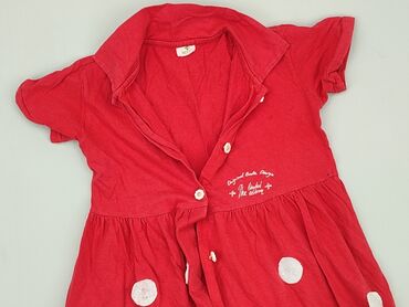 sukienka czerwona w groszki: Dress, 5-6 years, 110-116 cm, condition - Good