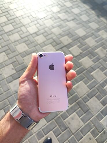 iphone 7 silver: IPhone 7, 32 ГБ, Rose Gold, Отпечаток пальца