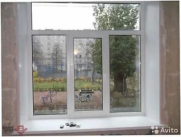 Буюртмага пластик терезе, Терезе түрү: Фасаддык, Декоративдик өзгөчөлүктөрү: Фрамуга, Акы төлөнүүчү орнотуу, Бөлүп төлөө жок
