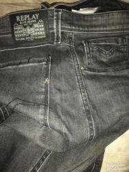 Farmerke: Original Replay farmerice 38 98% cotton 2% elastin Polustruk 52cm — 6