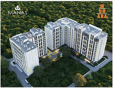 манас квартиры: 1 комната, 50 м², 6 этаж — 1