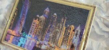 холсты для рисования: Картина: ночной город 

30×40
алмазная мозаика