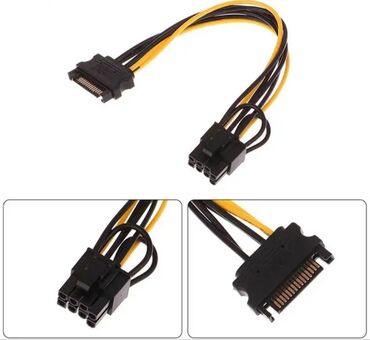 компьютер на запчасти: SATA to 8pin(6+2) PCI-E Power Supply Kabel Zəng etməzdən əvvəl