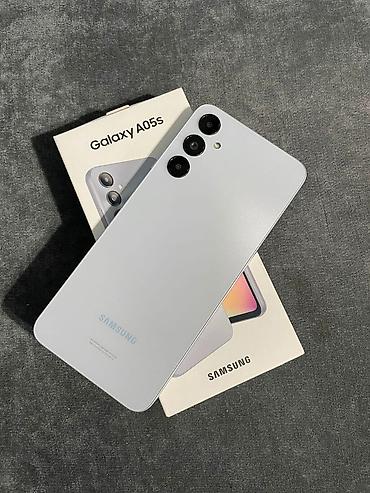 Мобильные телефоны: Samsung Galaxy A05s, 64 ГБ, цвет - Серебристый, Отпечаток пальца — 1