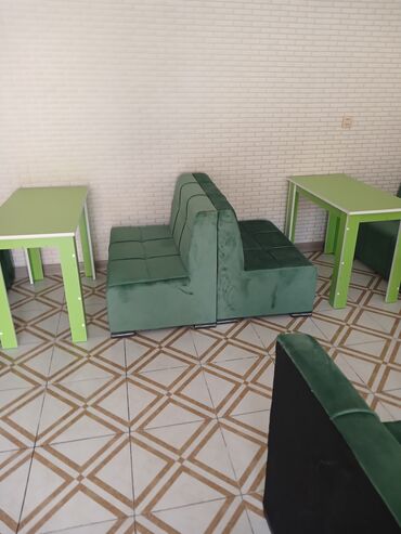 Sifarişlə restoran divanları: Düz, sadə divan, Bazasız — 8