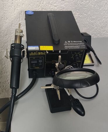 ручная пайка для пластиковых окон: Паяльная станция GORDAK 952 (SMD Rework Soldering Station) с феном и