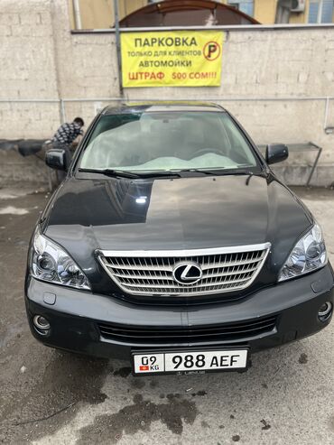авто лексуз: Lexus RX: 2008 г., 4 л, Автоматтык, Гибрид, Жол тандабас