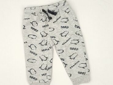 legginsy ocieplane dla dzieci h: Sweatpants, So cute, 12-18 months, condition - Perfect
